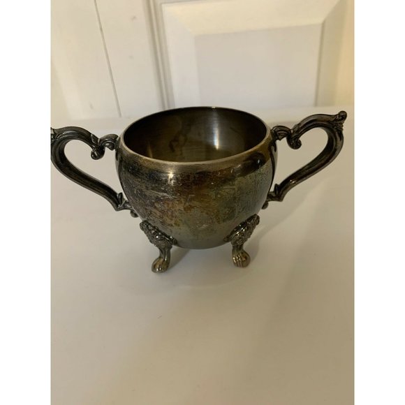 Vintage FB Rogers Silver Co silver plated Footed sugar bowl - Picture 6 of 9